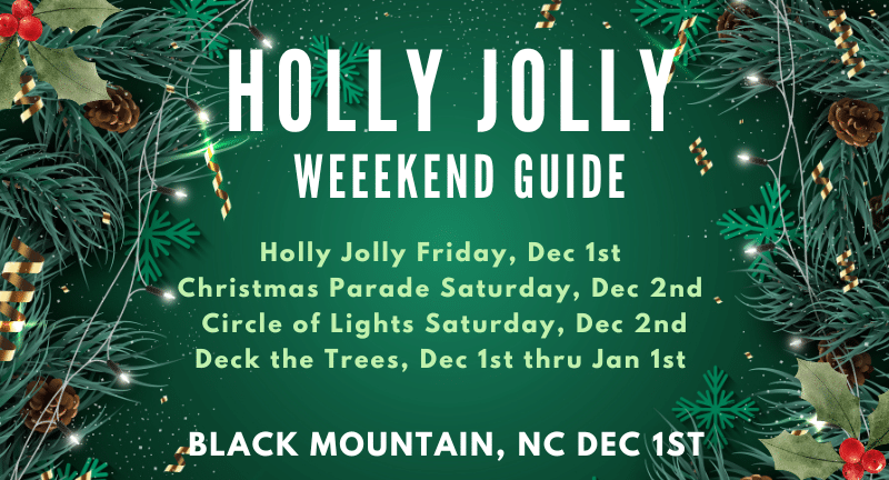 A Magical 3-Day Hallmark Like Christmas Weekend in Black Mountain, NC